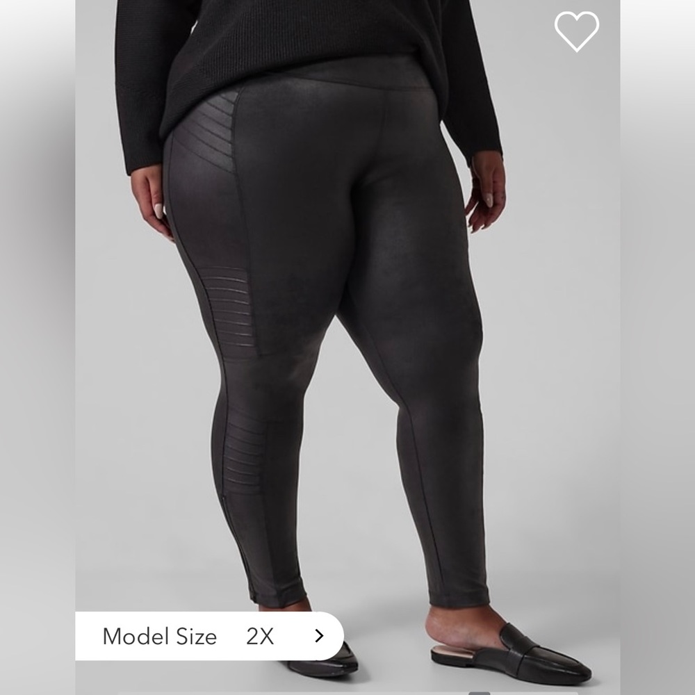 Athleta Black Delancey Gleam Tights XL